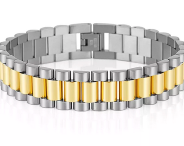 2 Tone Stainless Steel Bracelet