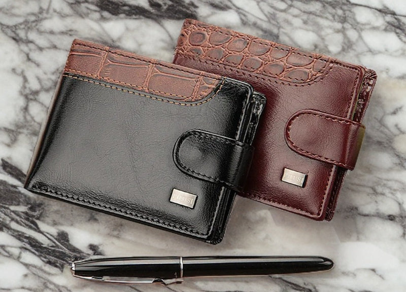 Short Leather Wallet
