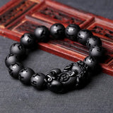 Natural Black Obsidian Bracelets