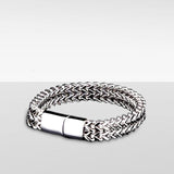Double layer Stainless Steel Bracelet - The BIG Boy Shop