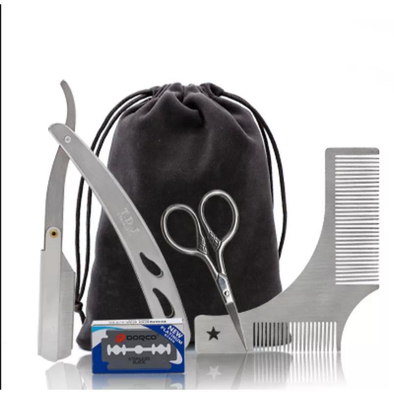 3pc Beard Grooming Kit w/replacement blades - The BIG Boy Shop